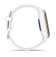 Venu Sq2 – Music Edition - Cream Gold Aluminium Bezel with White Case and Silicone Band - 010-02700-11 - Garmin